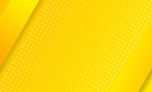 Vector abstract background yellow color and halftone