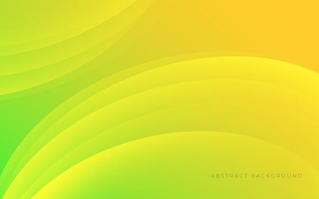 Abstract background yellow gradation green with line effect modern design vector