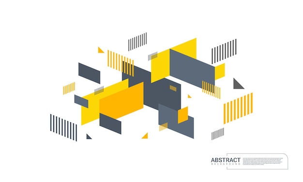 Abstract background in yellow and gray 