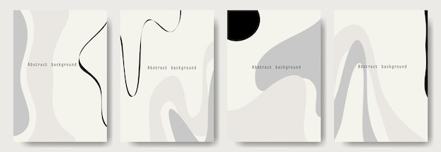 Abstract backgrounds.minimal trendy style. various shapes set up design templates.