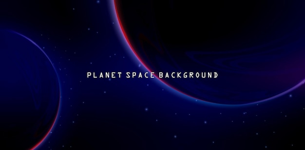 Abstract backgrounds with planet space concept for signs corporate advertisement business