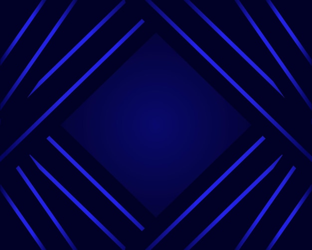 Abstract backround with blue gradient lines Modern dark design template 3D banner