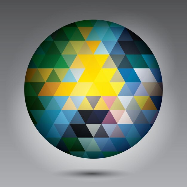 Abstract Ball of background