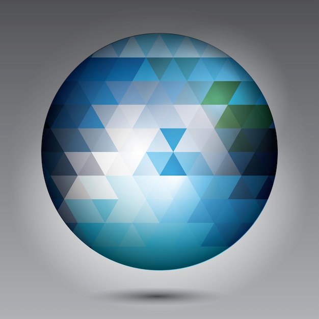 ベクトル 背景の抽象的なボール