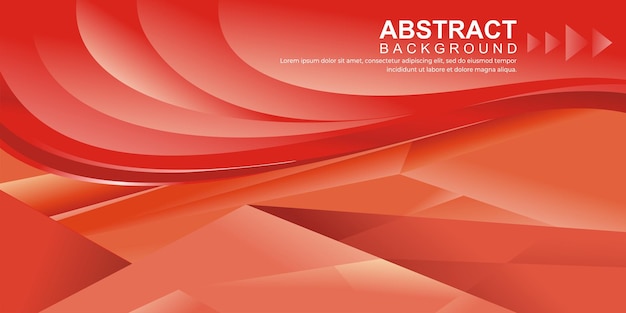 Abstract banner background design for business presentation