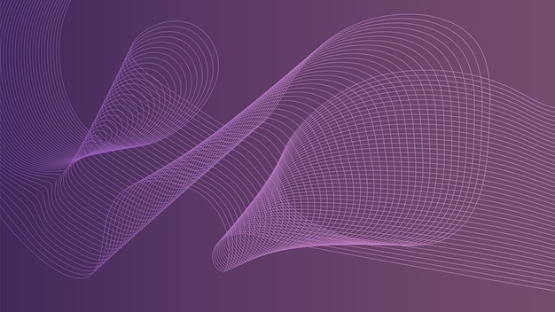 Абстрактный дизайн фона баннера с геометрической текучей и жидкой линейной формой