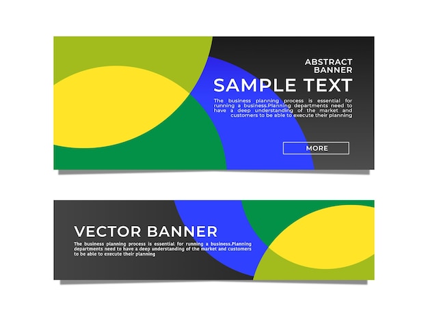 Vector abstract  banner  background or header stock vector template