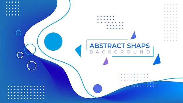 Abstract banner design template vector file