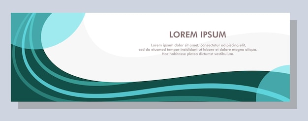 Abstract banner design Vector shape background