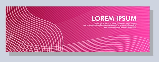 Abstract banner design Vector shape background