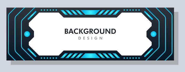 Abstract banner design Vector shape background