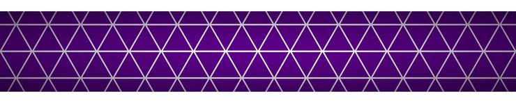 Vector abstract banner of small triangles in purple colors
