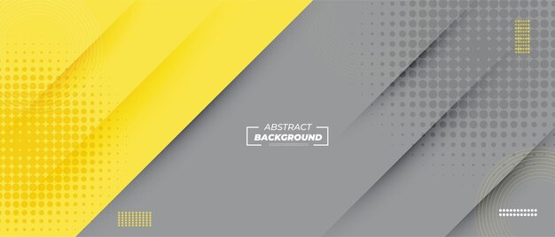 Vector abstract banner with halftone.