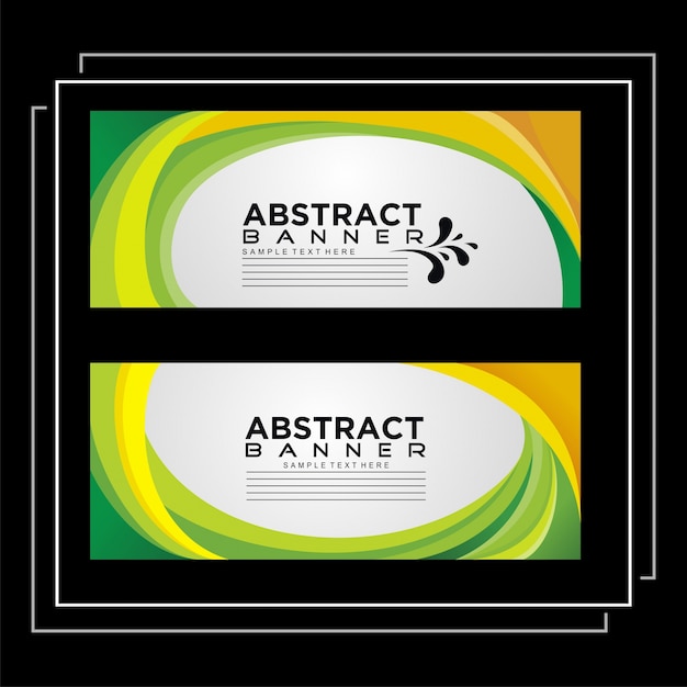 Abstract banner