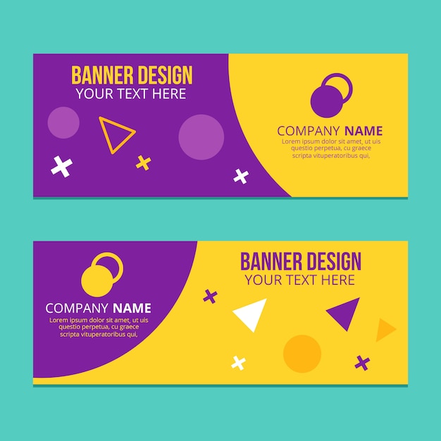 Abstract banner