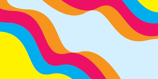 abstract bannerontwerp Elegante golvende vectorachtergrond