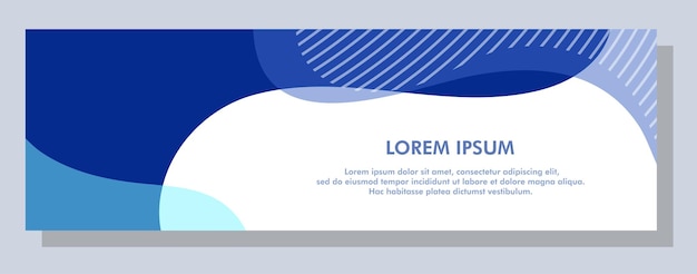 Abstract bannerontwerp Vectorvormachtergrond