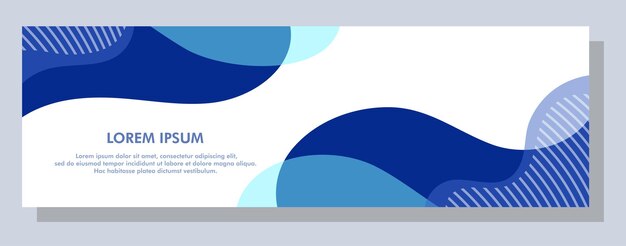 Abstract bannerontwerp Vectorvormachtergrond