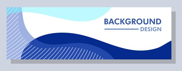 Abstract bannerontwerp Vectorvormachtergrond