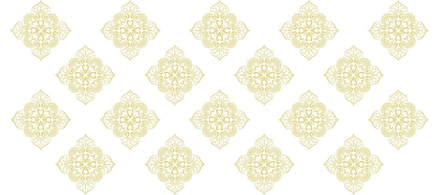 Vector abstract baroque decoration pattern white background wallpaper