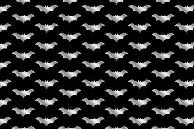 Abstract Batman illustration pattern design Free Vector