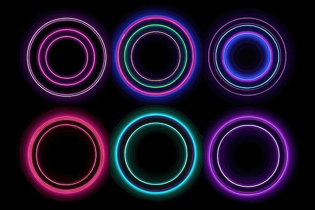 Abstract beautiful color neon light background illustration