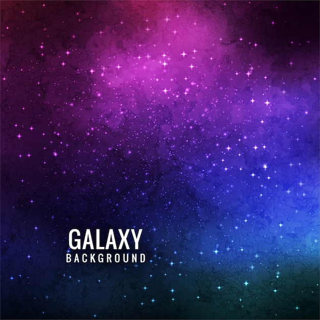 Abstract beautiful galaxy background