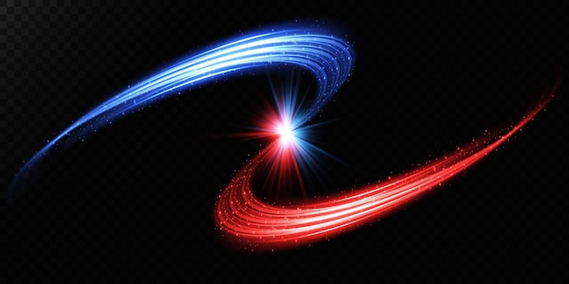 Вектор Абстрактный красивый светлый фон волшебные искры на темном фоне мистические полосы скорости эффект блеска сияние космических лучей неоновые линии скорости и быстрого ветра эффект свечения мощная энергия