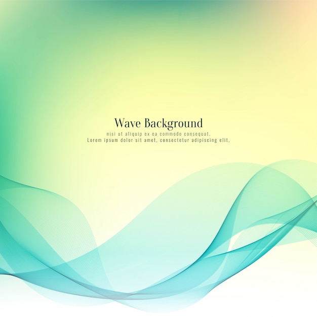 Abstract beautiful wave background 