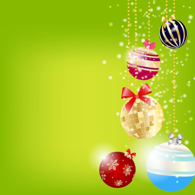 Abstract beauty Christmas and New Year background. Vector illust