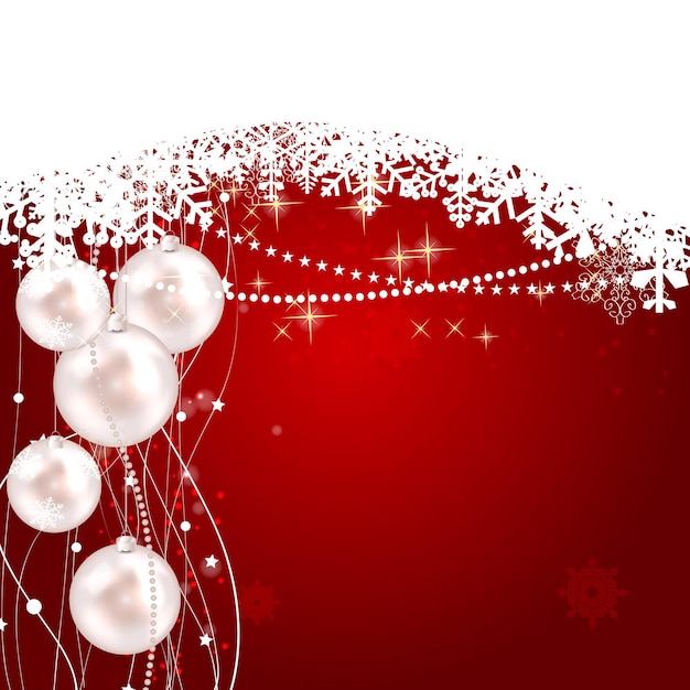 Abstract beauty christmas and new year background. vector illustration. eps10