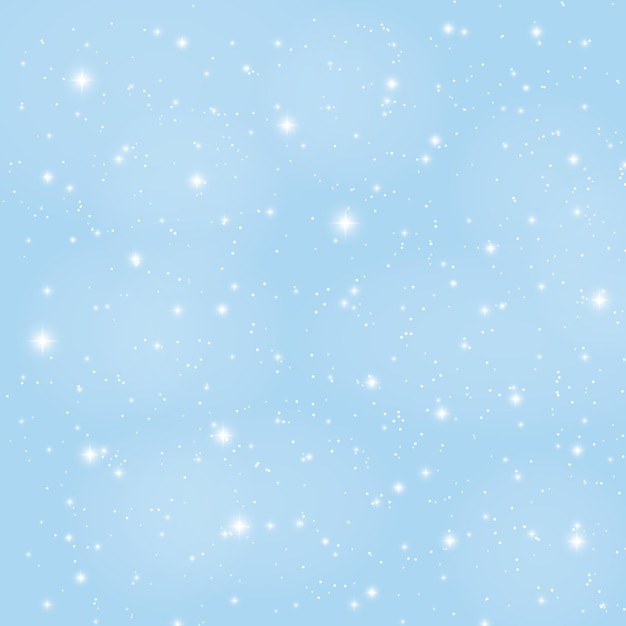 Abstract Beauty Christmas and New Year Background with Snow and