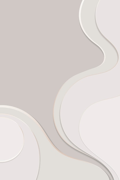 Vector abstract beige curve background vector