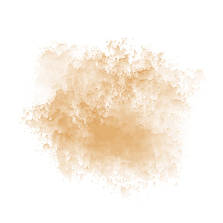 Vector abstract beige watercolor stain on a white background. vector texture of dusty sand. water color brown splash. paint watercolour stain in pastel soft color