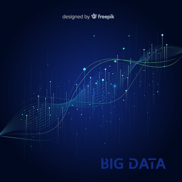 Abstract big data background