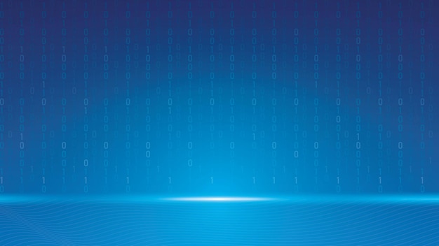 Abstract binary code data background