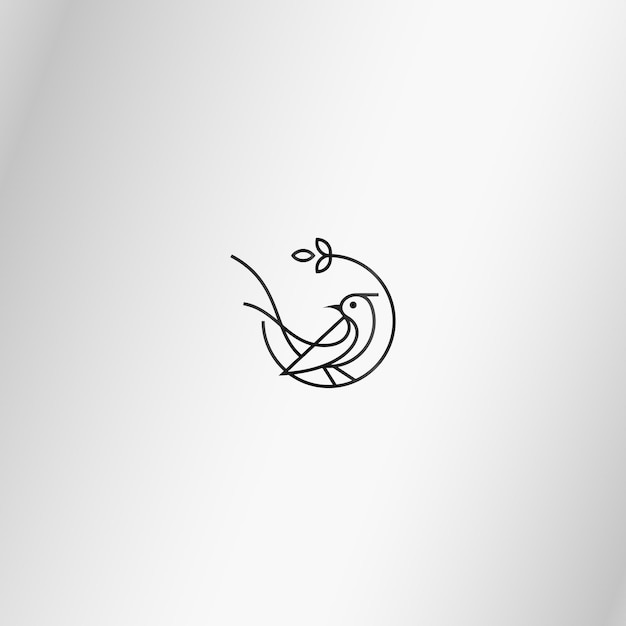 Abstract Bird Logo design vector template