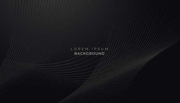 Abstract black background Gradient that looks modern