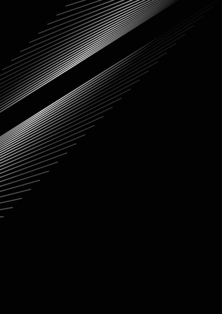 Vector abstract black background with diagonal lines