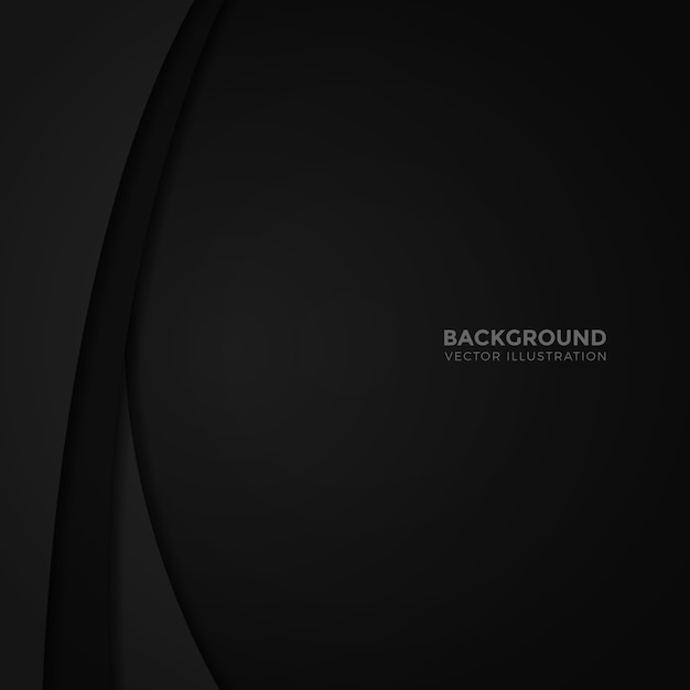 Vector abstract black background