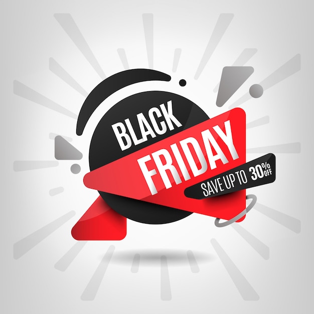 Abstract black friday background