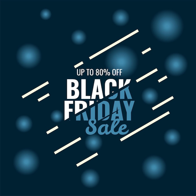 Vector abstract black friday banner orange and black backlight for promotion