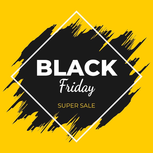 Banner astratto del black friday