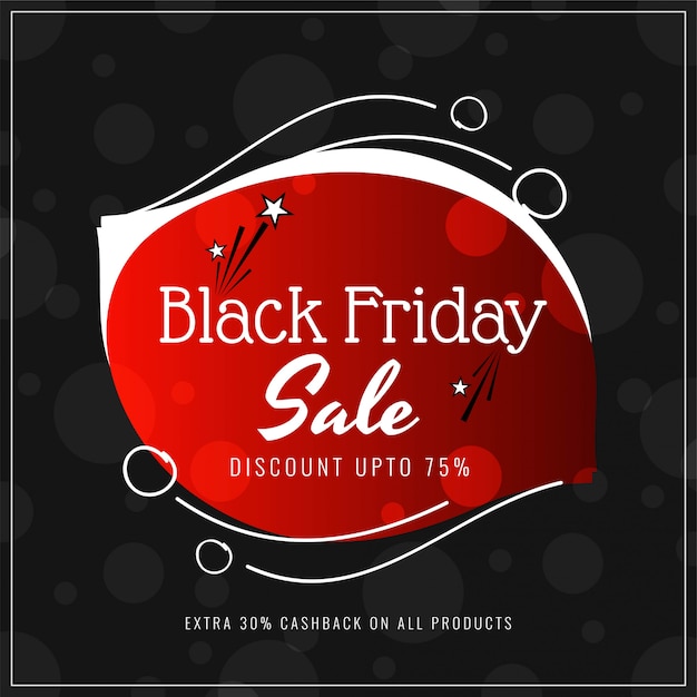 Abstract black friday sale advertising background