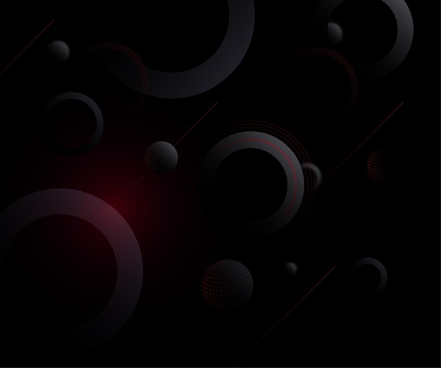 Abstract black futuristic background