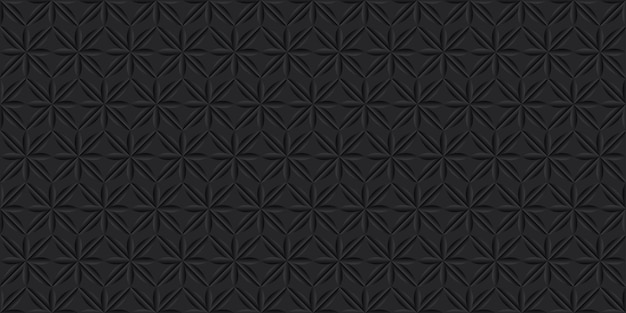 Vector abstract black geometric background pattern design