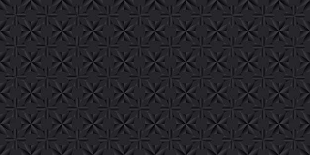 Abstract black geometric background pattern design