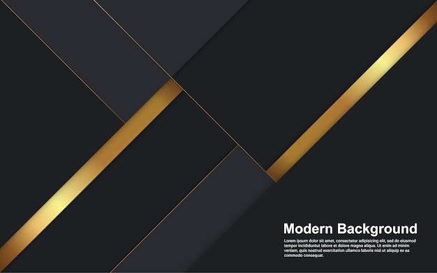 abstract black and gold background  