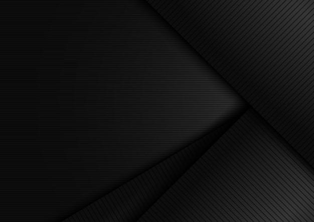 Abstract black layer diagonal with stripes lines background