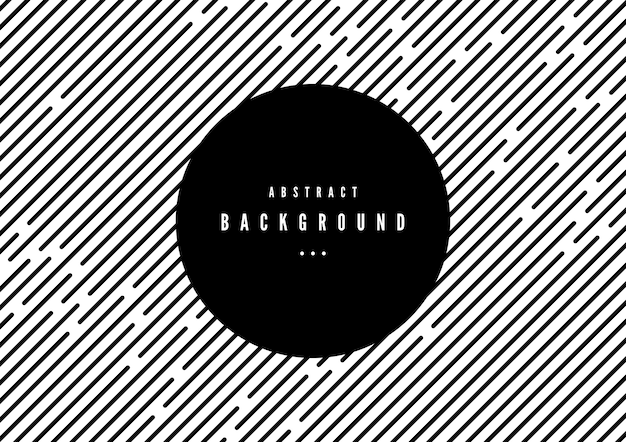 Abstract black line background.